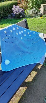 Starry Night Twin Bunny Blanket