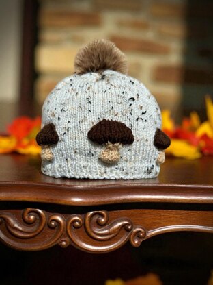 Mushroom Beanie Winter Hat