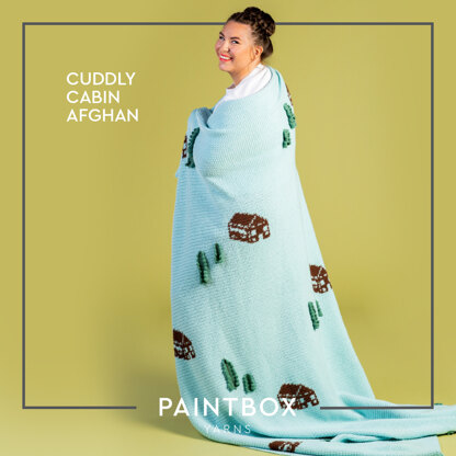 Paintbox Yarns Cuddly Cabin Afghan PDF (Free)