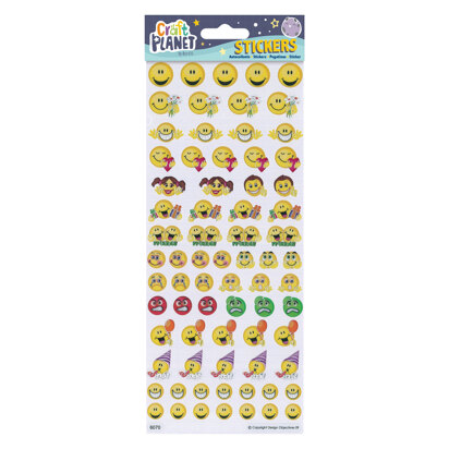 Craft Planet Fun Stickers - Smilies