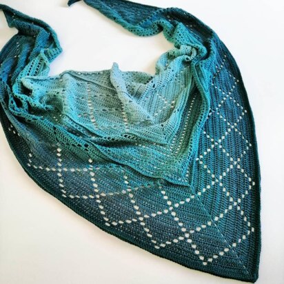 Diamonds of the Night Shawl