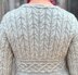 Tie Front Cabled Cardigan