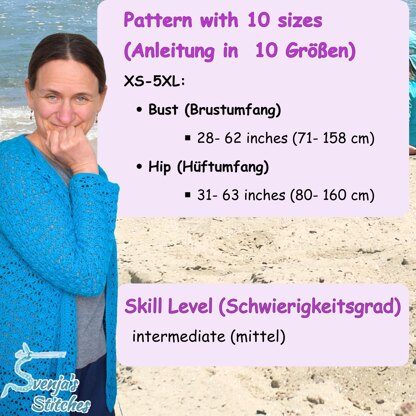 Lace Muschel Cardigan