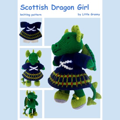 Scottish Dragon Girl - knitting pattern