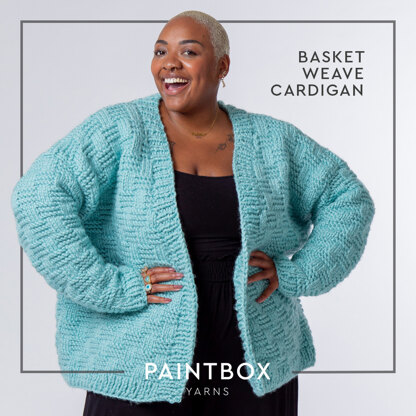 Paintbox Yarns Basket Weave Cardigan (Free) at WEBS | Yarn.com