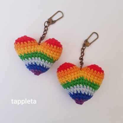 Rainbow Heart crochet pattern