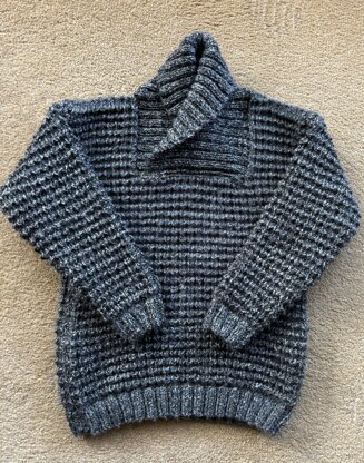 Snuggly DK Sweater for my Grandson Alex