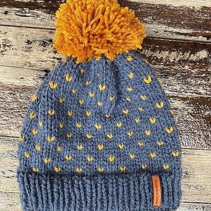 Becky's Fair Isle Beanie Pattern - knitting pattern