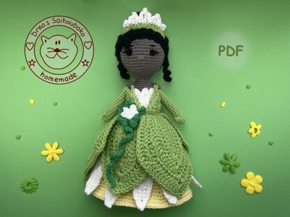 Hard-Working Princess amigurumi doll