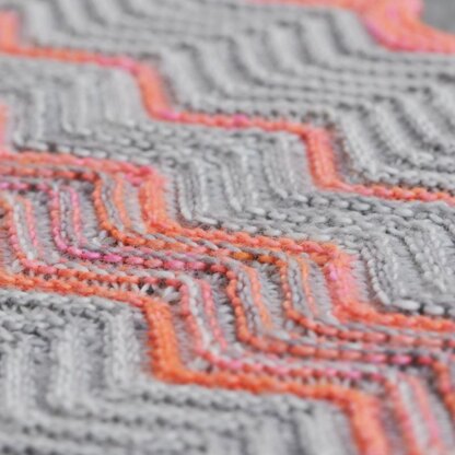Chevron Fringe Scarf