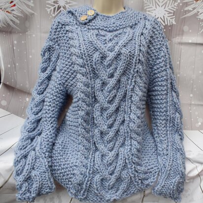 Heart Cable sweater