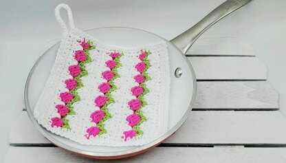 Tulip Stitch Dishcloth