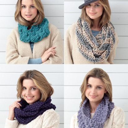 Snoods in Hayfield Super Chunky - 7243 - Downloadable PDF