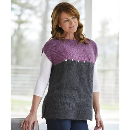 839 Vanda Topper - Top Crochet Pattern for Women in Valley Yarns Deerfield