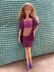 Barbie Triple-tone Dress & Long Cardi Combo