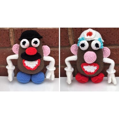Toy Story's Mr and Mrs Potato Head Crochet Pattern