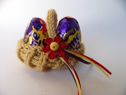 Easter Basket for Creme Egg chick & bunny