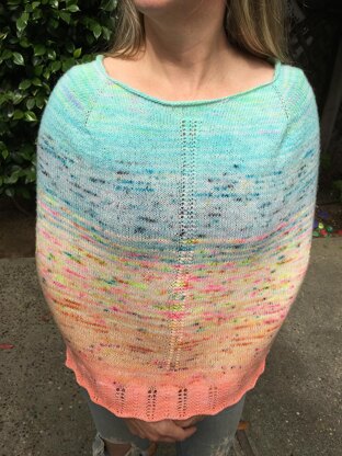 Sunset Cowl Poncho