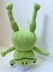 Pattern: Knitted King Frog, amigurumi frog, toy rattle for baby, knitted toy