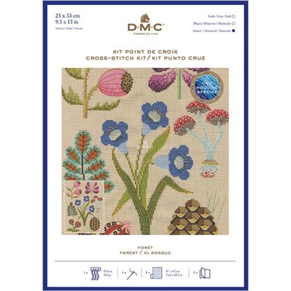 DMC Botanical Forest Cross Stitch Kit