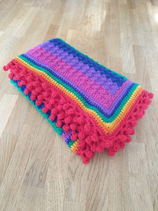 Bright and Bold Rainbow Blanket