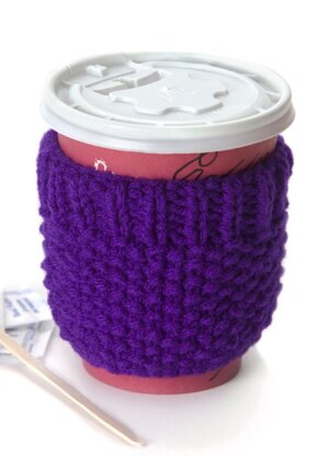 Cup Cozy in Red Heart Super Saver Economy Solids - LW2235