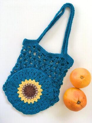 Sunflower Lovers Market Bag