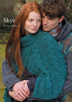 Skye Poncho in Rowan Kid Classic