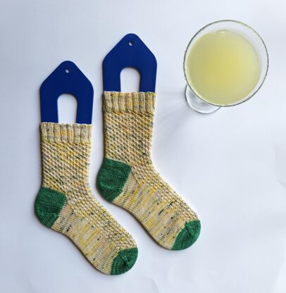 Lemon Twist Socks