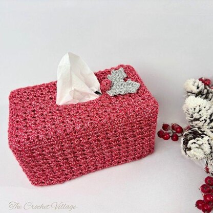 Merry Tissue Box Cover