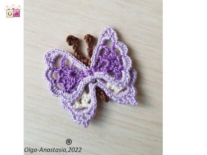 Butterfly colored crochet