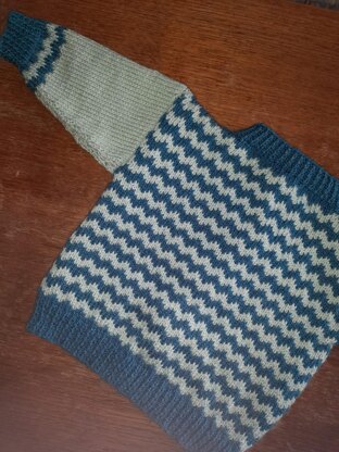 Zigzag toddler cardigan