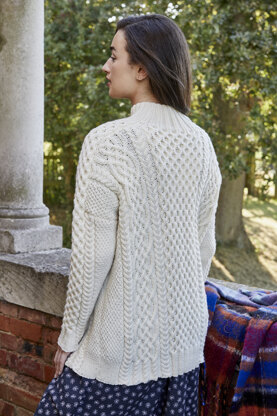 Bridget - Jumper Knitting Pattern For Women in Debbie Bliss Rialto Aran by Debbie Bliss