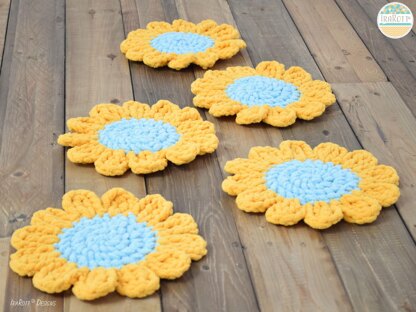 Sunflower Power Coasters