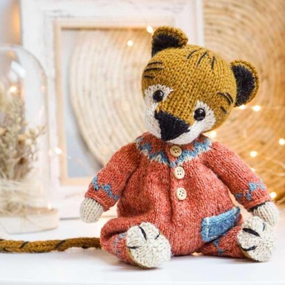 Knitting Toy Clothes Pattern - Onesie for 10''/25cm toys