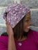 Lace Slouch Hat in Plymouth Yarn Woolcotte - F664 - Downloadable PDF