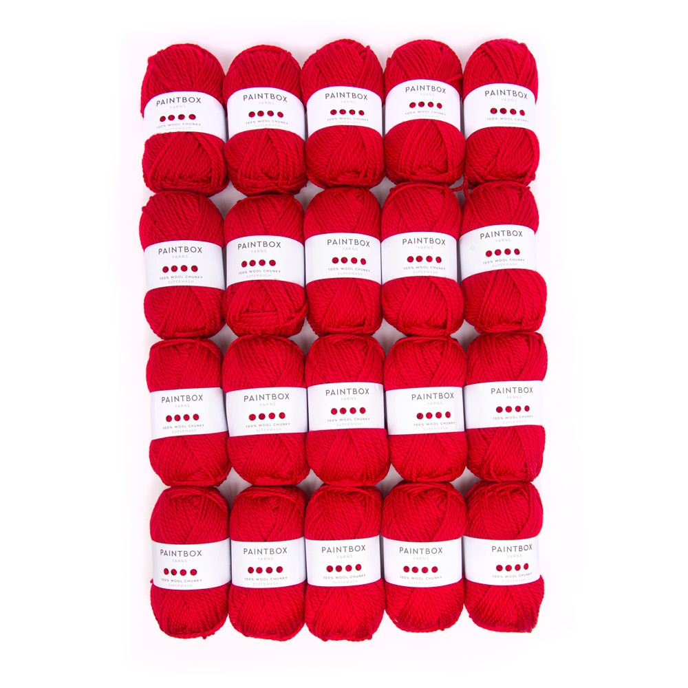 Paintbox Yarns 100% Wool Chunky Superwash 20 Ball Value Pack - view 2