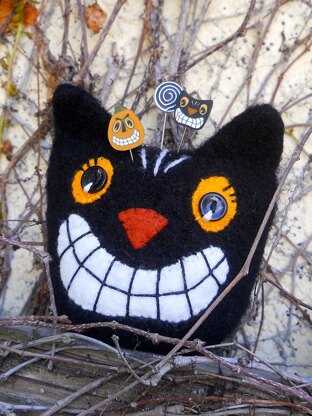 Black Cat Pincushion