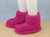 Super Chunky Simple Garter Stitch Ankle Boots