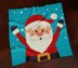 Santa Claus Christmas Blanket C2C Merry X-Mas Throw C2C CROCHET PATTERN