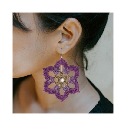 Earrings crochet pattern