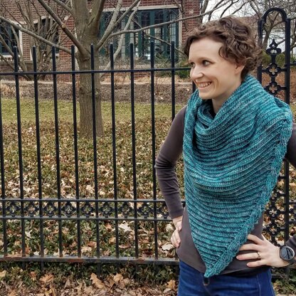 Ebbing Tides Shawl