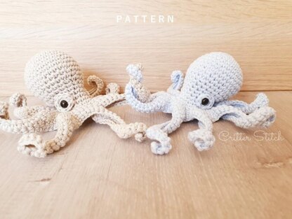 Octopi the little octopus - critter stitch crochet pattern / amigurumi
