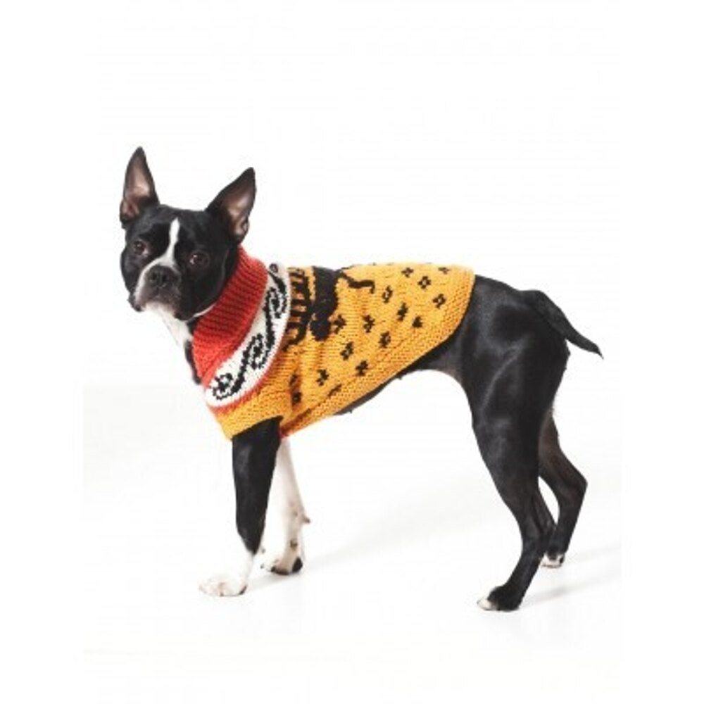 Cowichan Style Dog Coat in Bernat Super Value LoveCrafts
