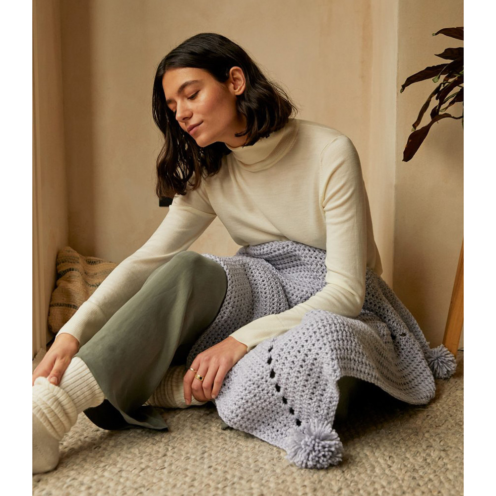 DMC Mindful Making The Comforting Blanket Crochet Kit - 90cm x 90cm - view 6