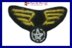 Crochet Applique Pattern Military Wings Badge Emblem