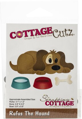 CottageCutz Dies - Rufus The Hound .5" To 3.1"