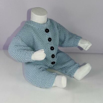 Baby Simple Aran Onesie