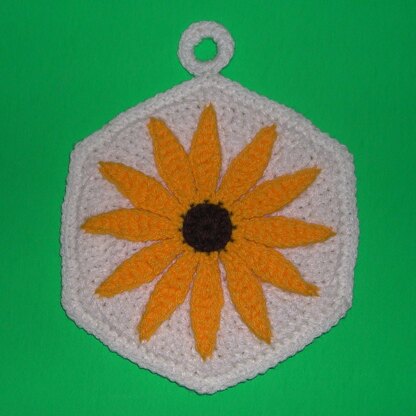 Black-Eyed Susan Potholder C-181