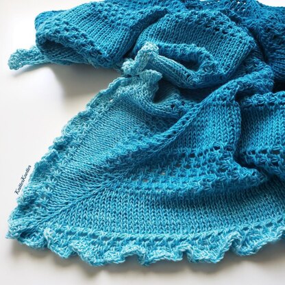 Ruffled Waters Shawl